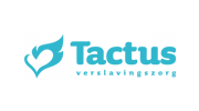 Het logo van Tactus in blauw