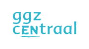 Het logo van GGz Centraal in blauw