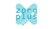 Het logo van ZorgPlus GGZ in blauw