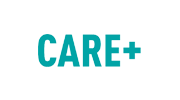 Het logo van Care Plus in Roggel