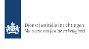 Het logo van Dienst Justitiële Inrichtingen (DJI)