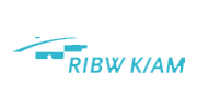 Het logo van RIBW Kennemerland/Amstelland en de Meerlanden in blauw