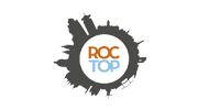 Het logo van ROC TOP